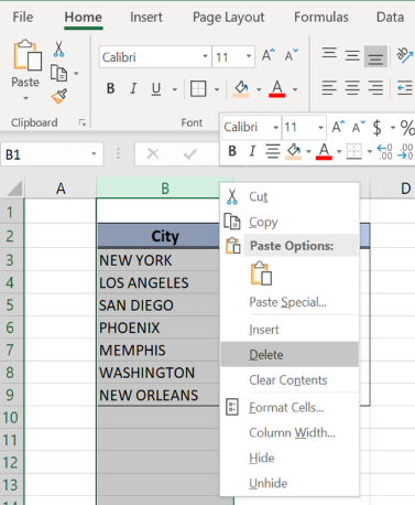 excel for mac multiple cell sizes